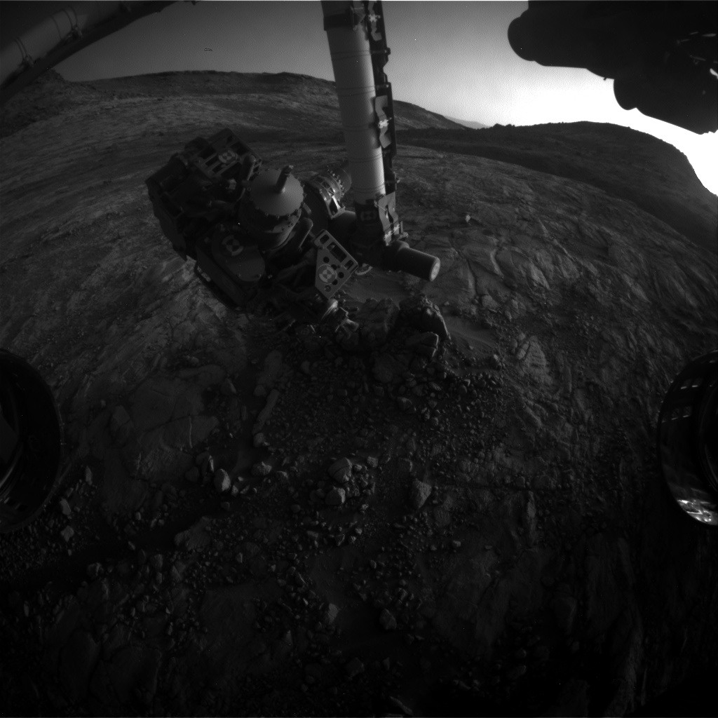 Nasa's Mars rover Curiosity acquired this image using its Front Hazard Avoidance Camera (Front Hazcam) on Sol 2653, at drive 1652, site number 78