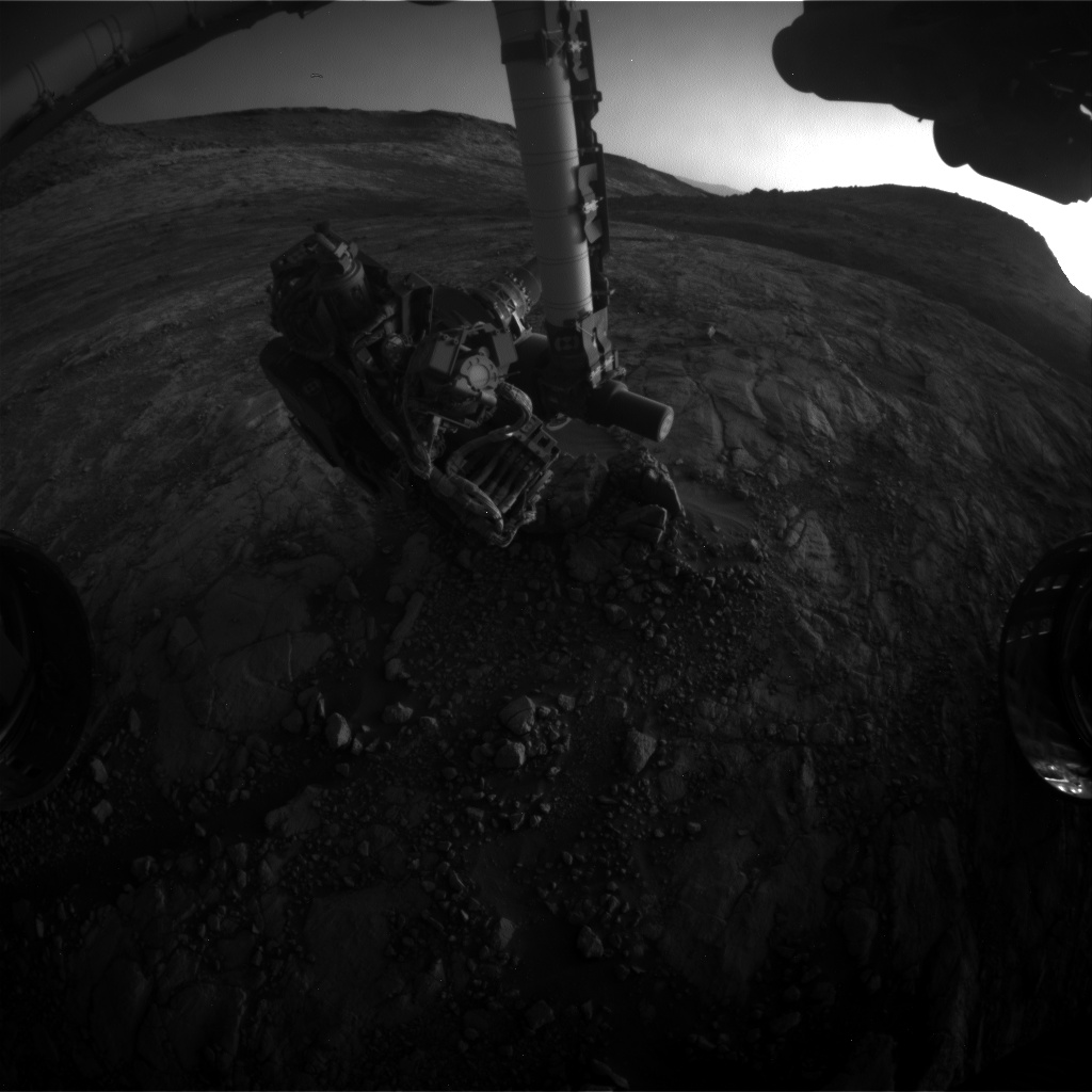 Nasa's Mars rover Curiosity acquired this image using its Front Hazard Avoidance Camera (Front Hazcam) on Sol 2653, at drive 1652, site number 78