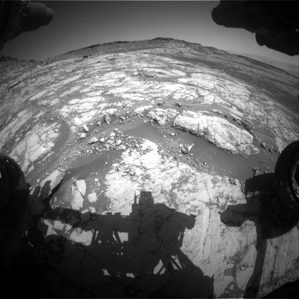 Nasa's Mars rover Curiosity acquired this image using its Front Hazard Avoidance Camera (Front Hazcam) on Sol 2654, at drive 1946, site number 78