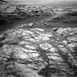 Nasa's Mars rover Curiosity acquired this image using its Left Navigation Camera on Sol 2654, at drive 1658, site number 78