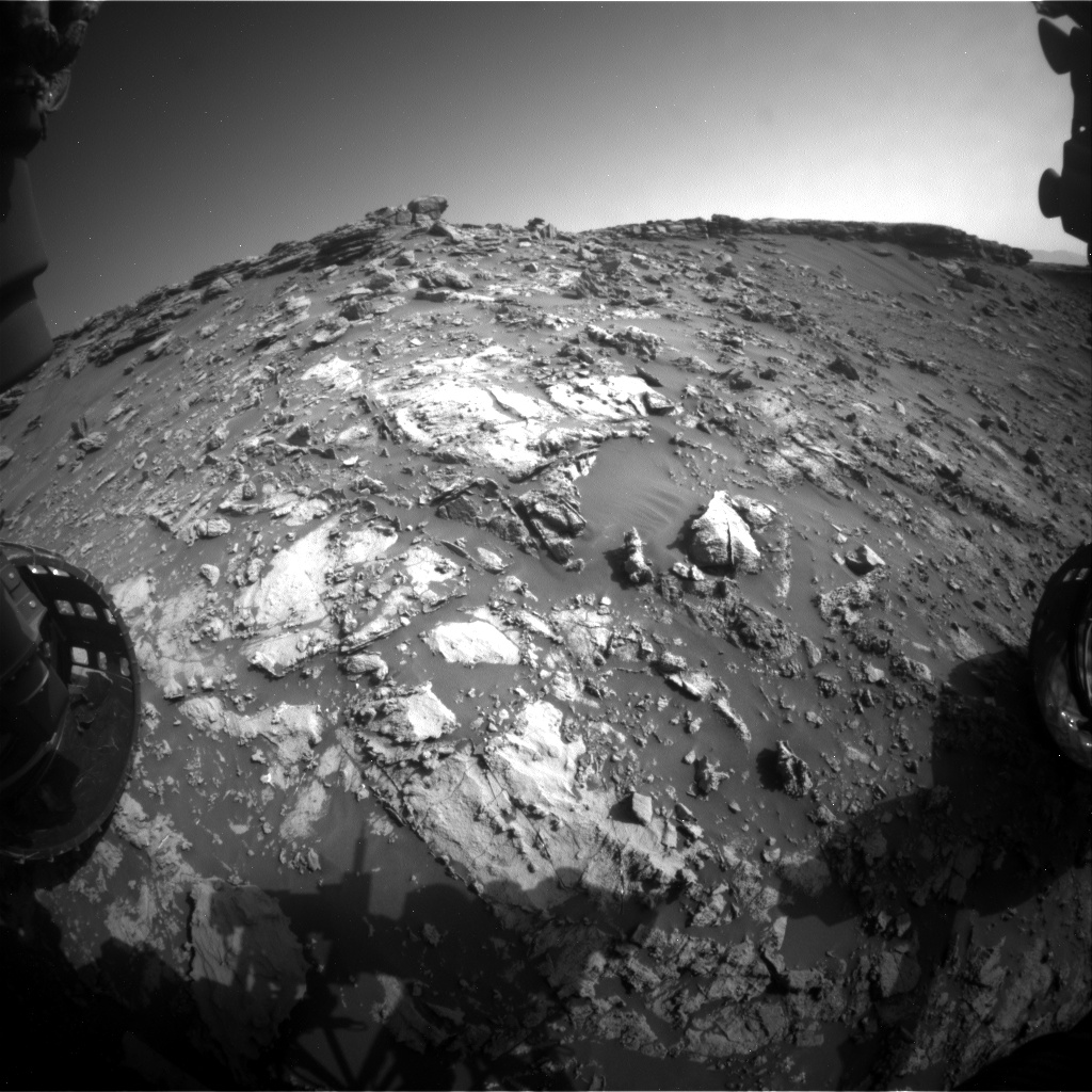 Nasa's Mars rover Curiosity acquired this image using its Front Hazard Avoidance Camera (Front Hazcam) on Sol 2662, at drive 2858, site number 78