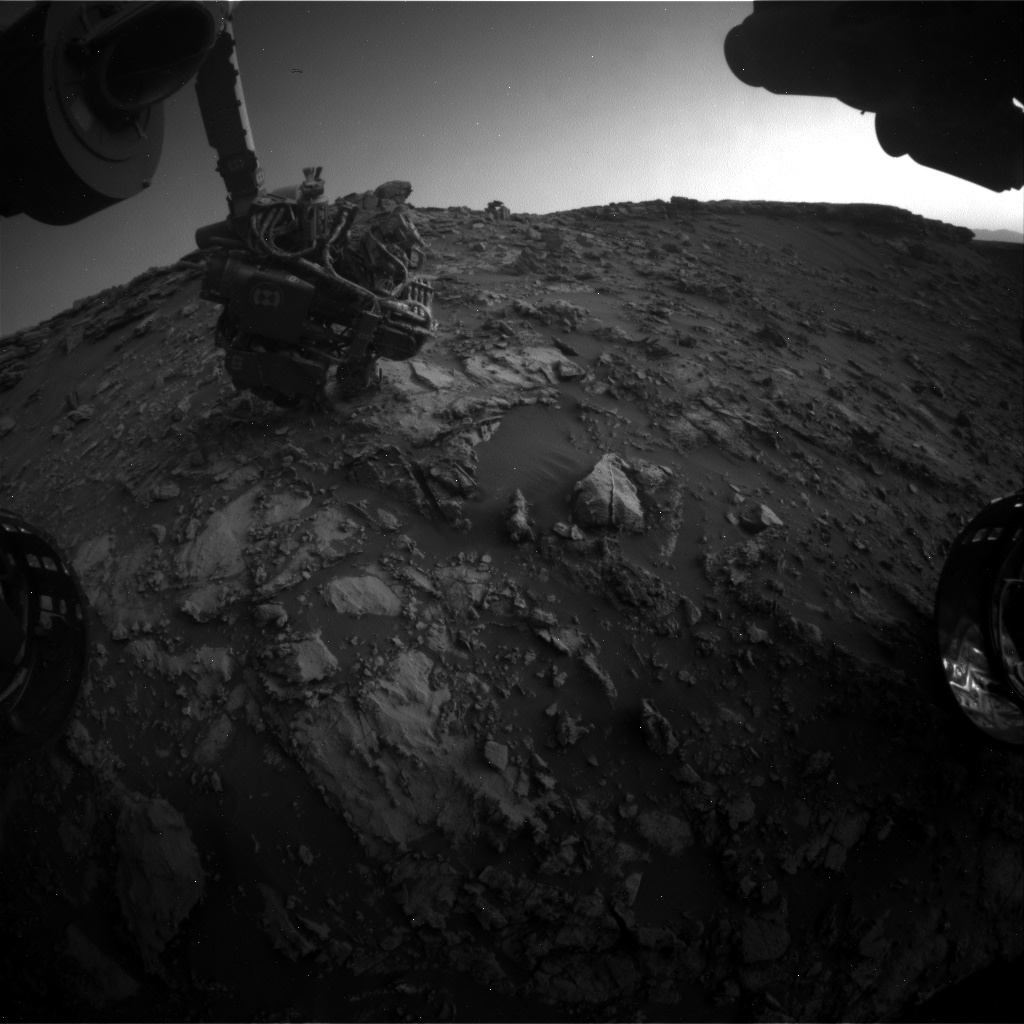 Nasa's Mars rover Curiosity acquired this image using its Front Hazard Avoidance Camera (Front Hazcam) on Sol 2662, at drive 2858, site number 78