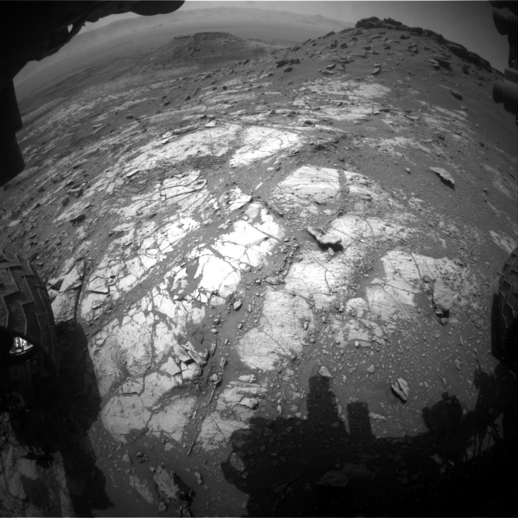 Nasa's Mars rover Curiosity acquired this image using its Front Hazard Avoidance Camera (Front Hazcam) on Sol 2664, at drive 2900, site number 78