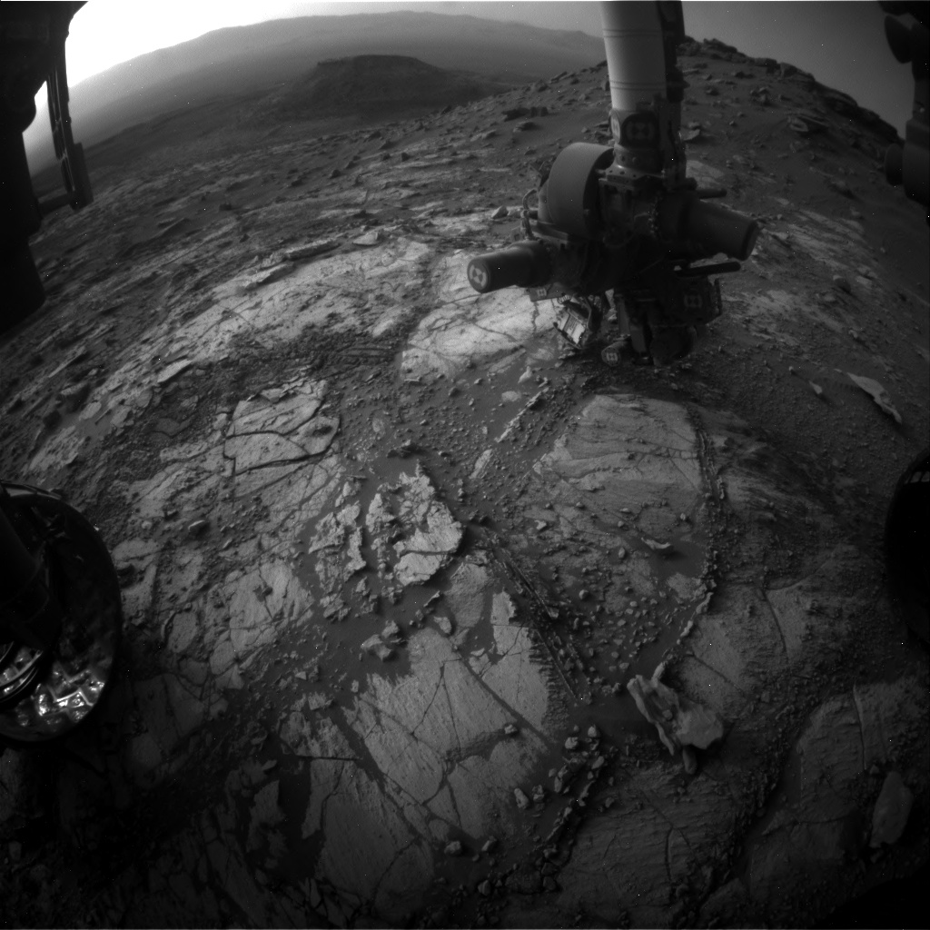 Nasa's Mars rover Curiosity acquired this image using its Front Hazard Avoidance Camera (Front Hazcam) on Sol 2666, at drive 0, site number 79