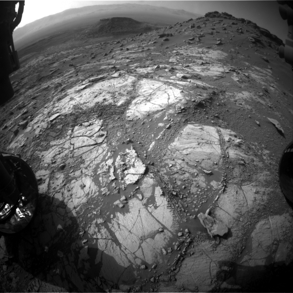 Nasa's Mars rover Curiosity acquired this image using its Front Hazard Avoidance Camera (Front Hazcam) on Sol 2667, at drive 0, site number 79