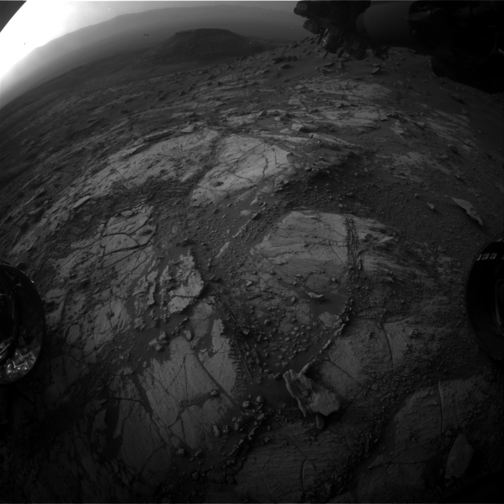 Nasa's Mars rover Curiosity acquired this image using its Front Hazard Avoidance Camera (Front Hazcam) on Sol 2676, at drive 0, site number 79
