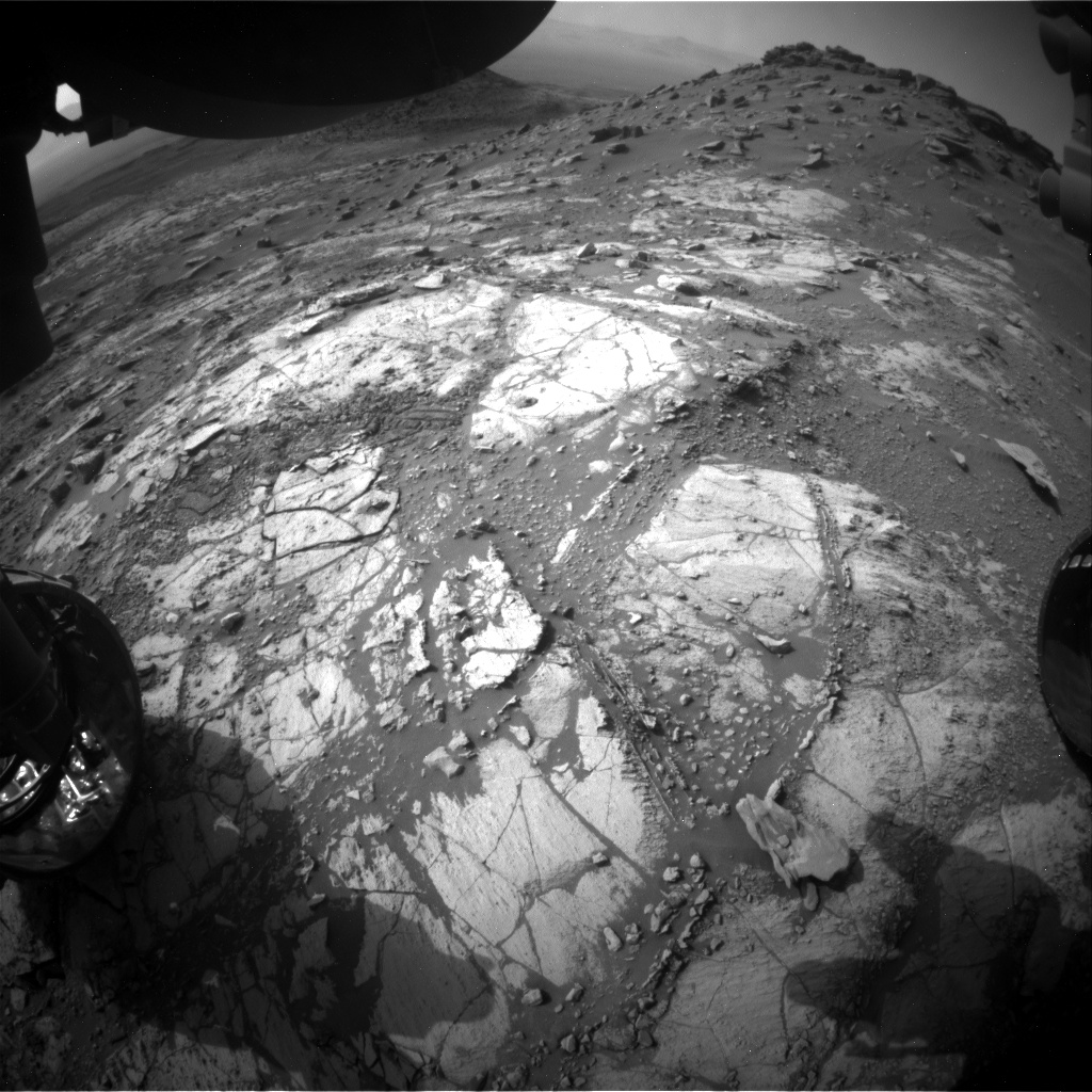 Nasa's Mars rover Curiosity acquired this image using its Front Hazard Avoidance Camera (Front Hazcam) on Sol 2683, at drive 0, site number 79