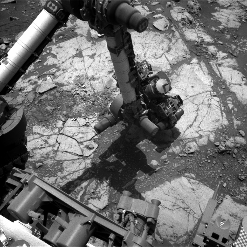 Nasa's Mars rover Curiosity acquired this image using its Left Navigation Camera on Sol 2687, at drive 0, site number 79