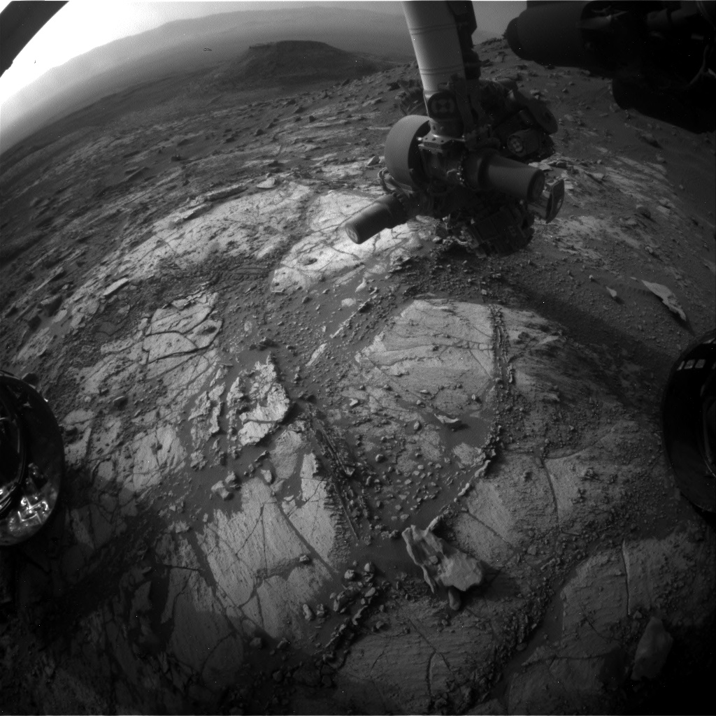 Nasa's Mars rover Curiosity acquired this image using its Front Hazard Avoidance Camera (Front Hazcam) on Sol 2690, at drive 0, site number 79