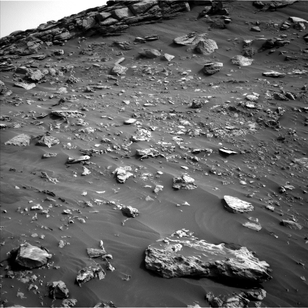 Nasa's Mars rover Curiosity acquired this image using its Left Navigation Camera on Sol 2691, at drive 228, site number 79