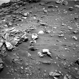 Nasa's Mars rover Curiosity acquired this image using its Left Navigation Camera on Sol 2693, at drive 252, site number 79