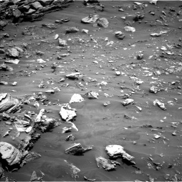 Nasa's Mars rover Curiosity acquired this image using its Left Navigation Camera on Sol 2693, at drive 282, site number 79