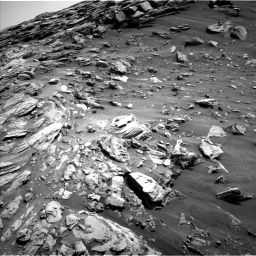 Nasa's Mars rover Curiosity acquired this image using its Left Navigation Camera on Sol 2695, at drive 306, site number 79