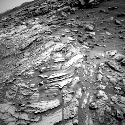 Nasa's Mars rover Curiosity acquired this image using its Left Navigation Camera on Sol 2695, at drive 330, site number 79