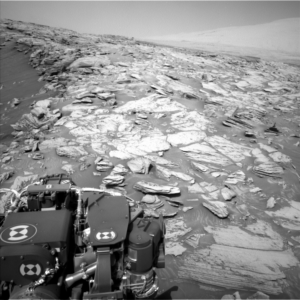 Nasa's Mars rover Curiosity acquired this image using its Left Navigation Camera on Sol 2695, at drive 360, site number 79