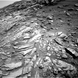 Nasa's Mars rover Curiosity acquired this image using its Right Navigation Camera on Sol 2695, at drive 330, site number 79