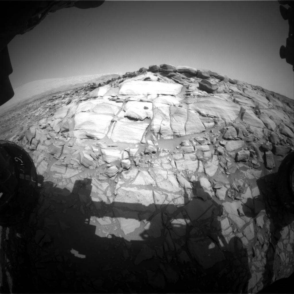 Nasa's Mars rover Curiosity acquired this image using its Front Hazard Avoidance Camera (Front Hazcam) on Sol 2698, at drive 474, site number 79