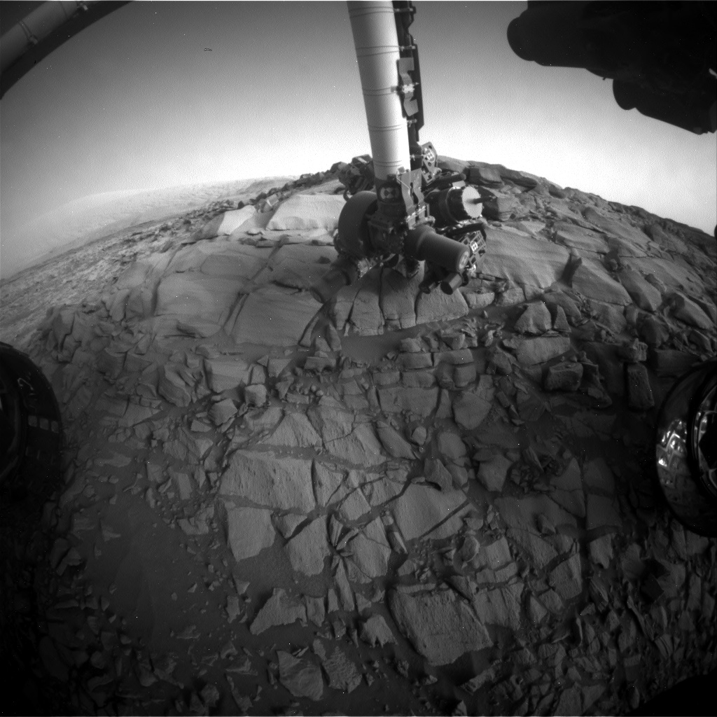 Nasa's Mars rover Curiosity acquired this image using its Front Hazard Avoidance Camera (Front Hazcam) on Sol 2699, at drive 474, site number 79