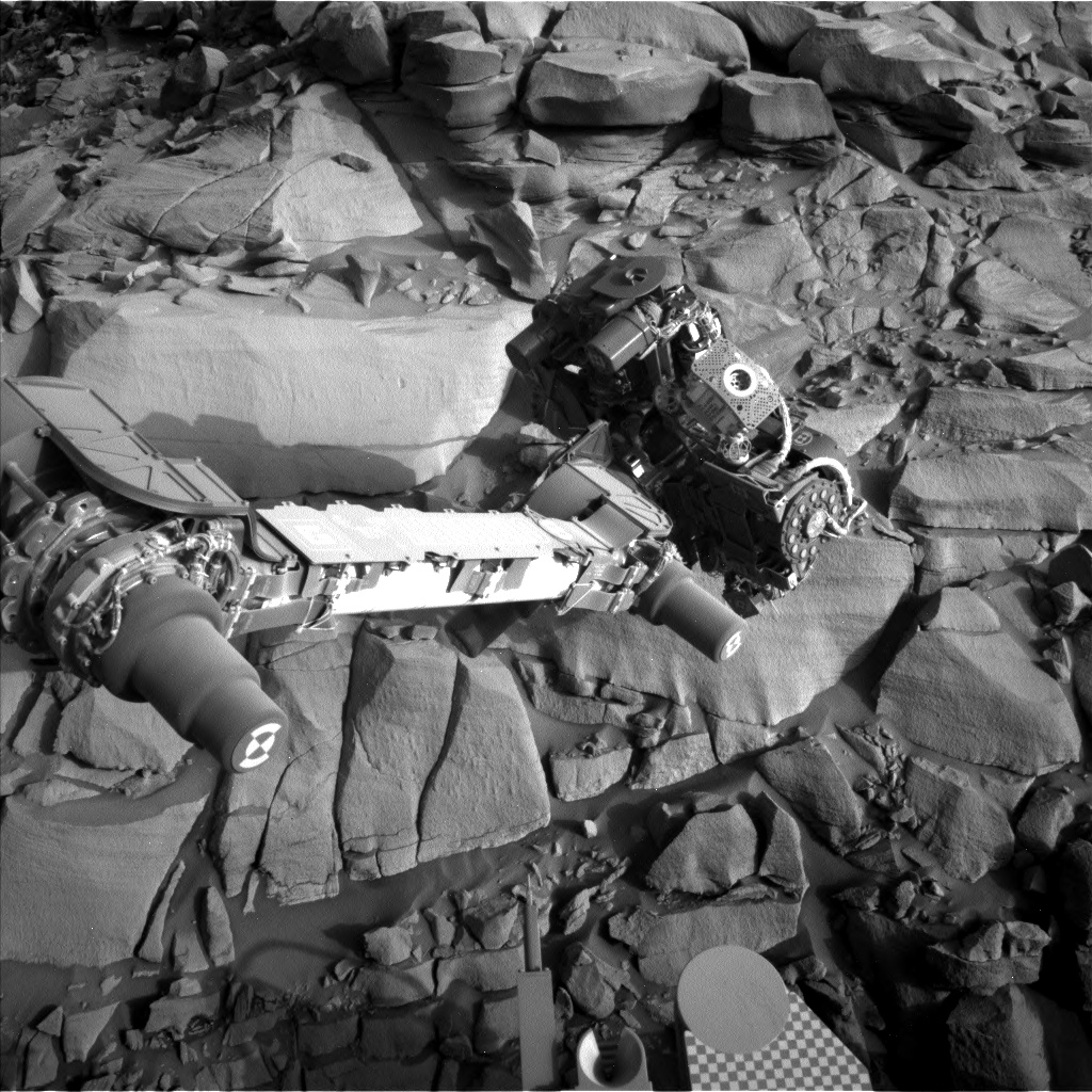 Nasa's Mars rover Curiosity acquired this image using its Left Navigation Camera on Sol 2699, at drive 474, site number 79