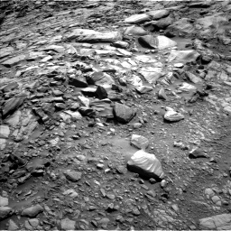 Nasa's Mars rover Curiosity acquired this image using its Left Navigation Camera on Sol 2700, at drive 480, site number 79