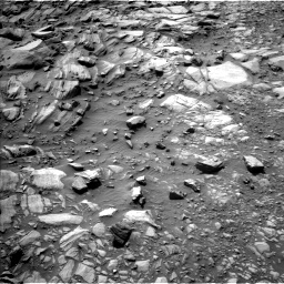Nasa's Mars rover Curiosity acquired this image using its Left Navigation Camera on Sol 2700, at drive 528, site number 79