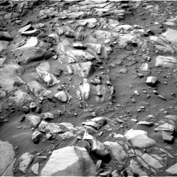 Nasa's Mars rover Curiosity acquired this image using its Left Navigation Camera on Sol 2700, at drive 546, site number 79