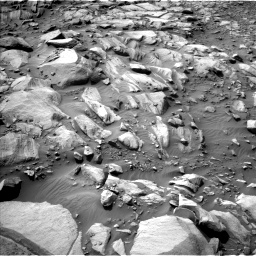 Nasa's Mars rover Curiosity acquired this image using its Left Navigation Camera on Sol 2700, at drive 552, site number 79
