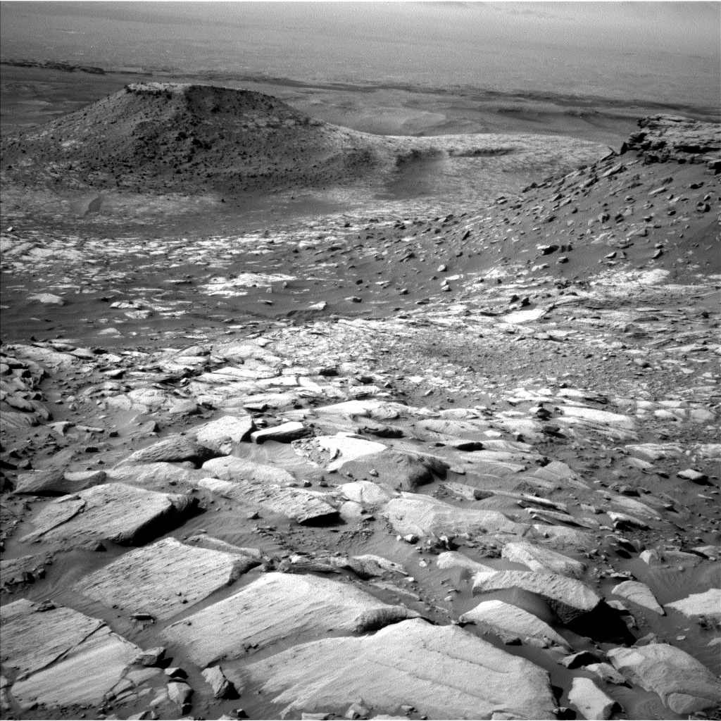 Nasa's Mars rover Curiosity acquired this image using its Left Navigation Camera on Sol 2700, at drive 588, site number 79