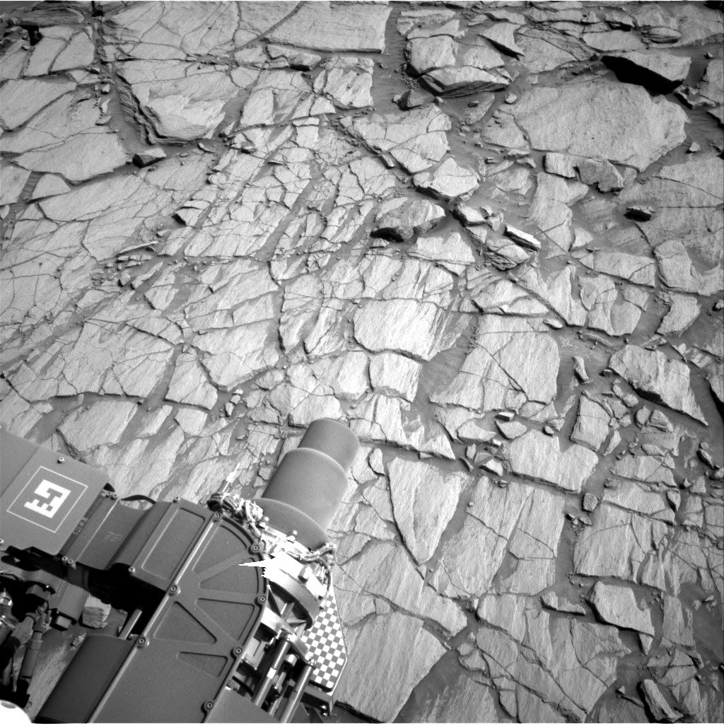 Nasa's Mars rover Curiosity acquired this image using its Right Navigation Camera on Sol 2700, at drive 576, site number 79