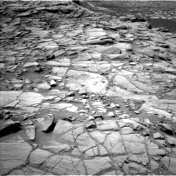 Nasa's Mars rover Curiosity acquired this image using its Left Navigation Camera on Sol 2702, at drive 588, site number 79