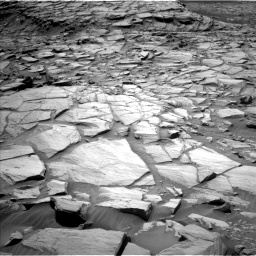 Nasa's Mars rover Curiosity acquired this image using its Left Navigation Camera on Sol 2702, at drive 618, site number 79
