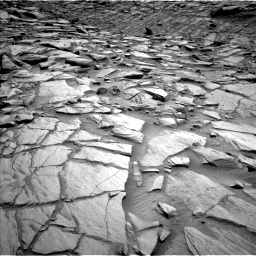 Nasa's Mars rover Curiosity acquired this image using its Left Navigation Camera on Sol 2702, at drive 630, site number 79