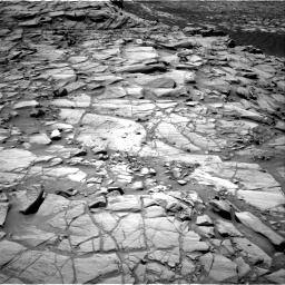 Nasa's Mars rover Curiosity acquired this image using its Right Navigation Camera on Sol 2702, at drive 588, site number 79