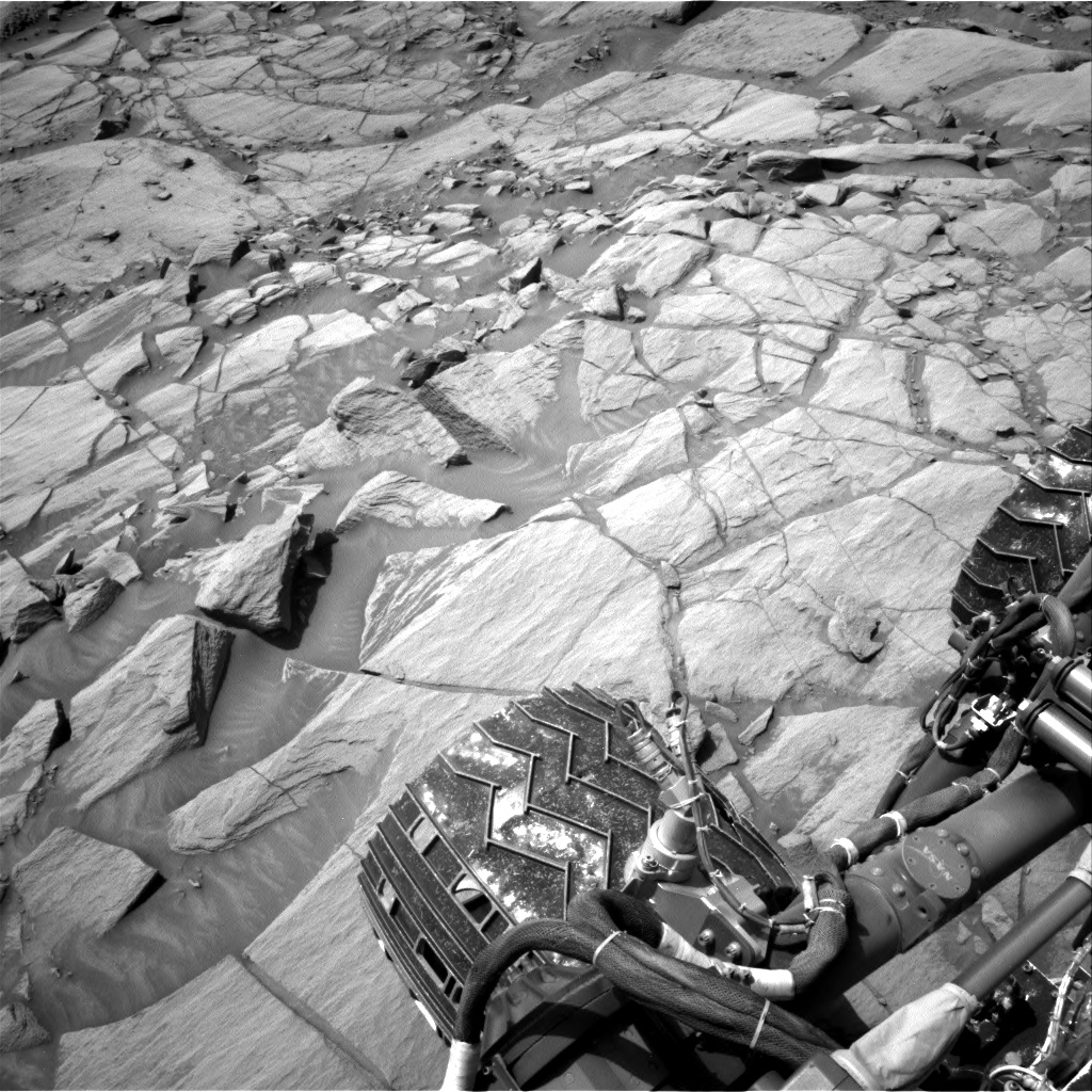 Nasa's Mars rover Curiosity acquired this image using its Right Navigation Camera on Sol 2702, at drive 612, site number 79