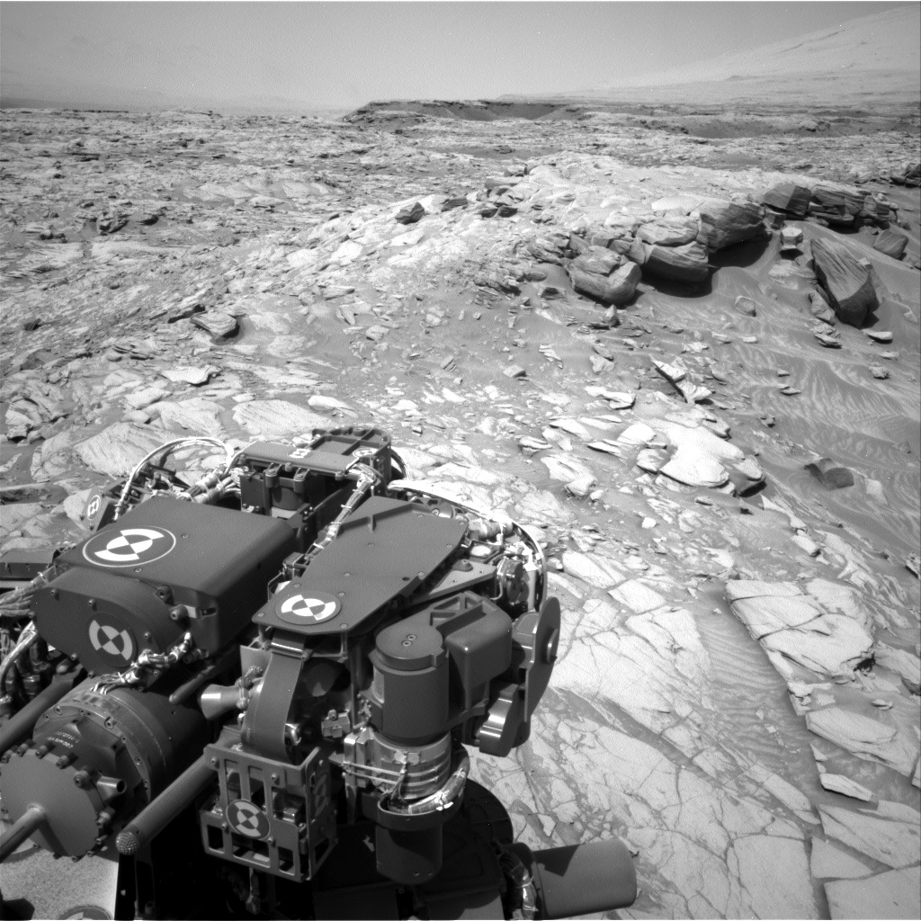 Nasa's Mars rover Curiosity acquired this image using its Right Navigation Camera on Sol 2702, at drive 654, site number 79