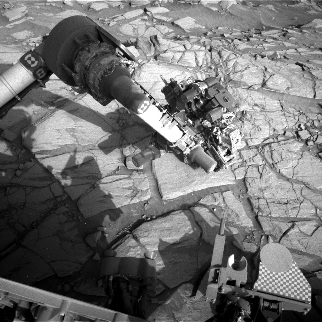 Nasa's Mars rover Curiosity acquired this image using its Left Navigation Camera on Sol 2703, at drive 654, site number 79