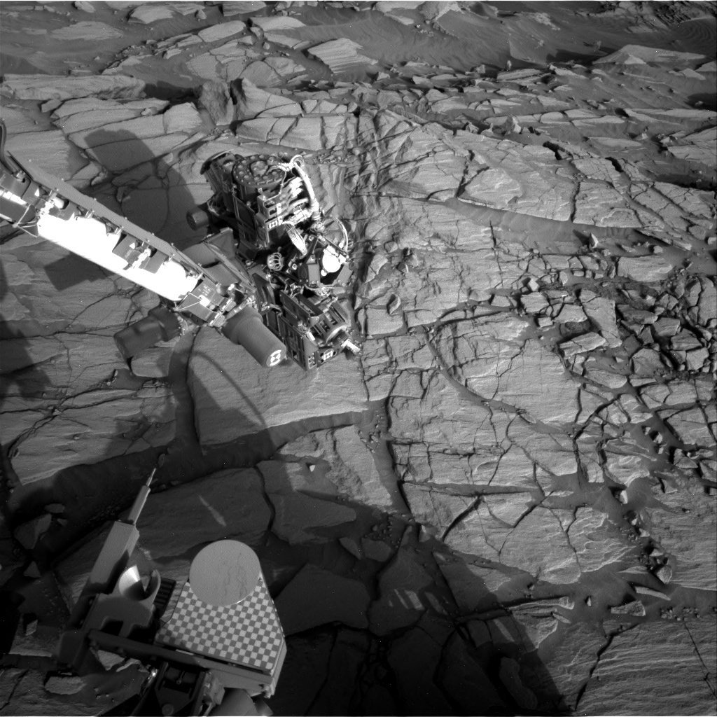 Nasa's Mars rover Curiosity acquired this image using its Right Navigation Camera on Sol 2703, at drive 654, site number 79