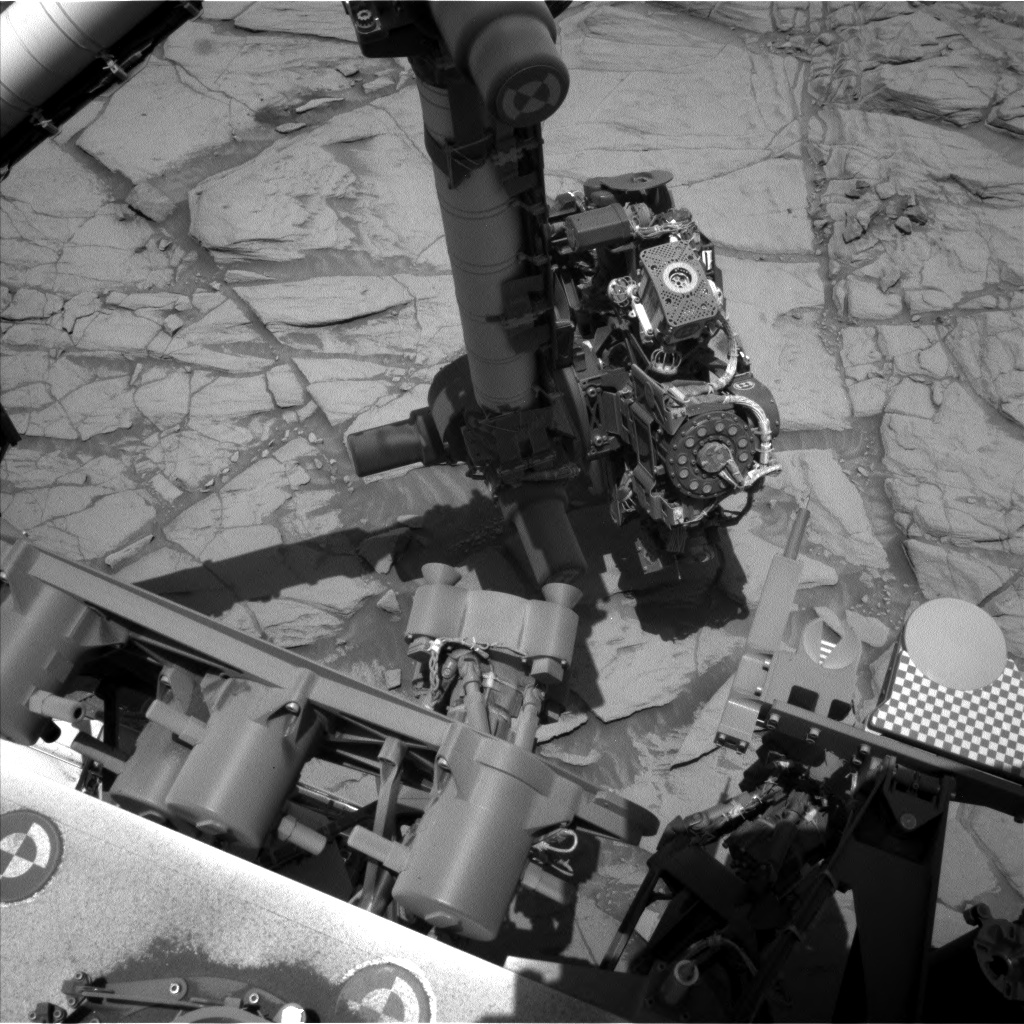 Nasa's Mars rover Curiosity acquired this image using its Left Navigation Camera on Sol 2706, at drive 654, site number 79
