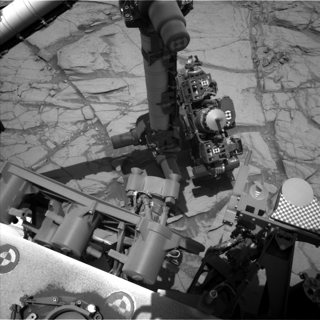 Nasa's Mars rover Curiosity acquired this image using its Left Navigation Camera on Sol 2710, at drive 654, site number 79