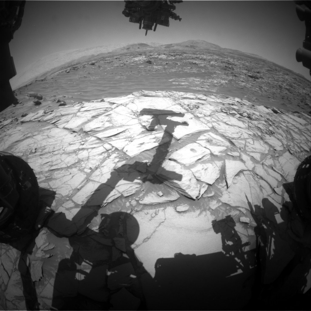 Nasa's Mars rover Curiosity acquired this image using its Front Hazard Avoidance Camera (Front Hazcam) on Sol 2714, at drive 654, site number 79