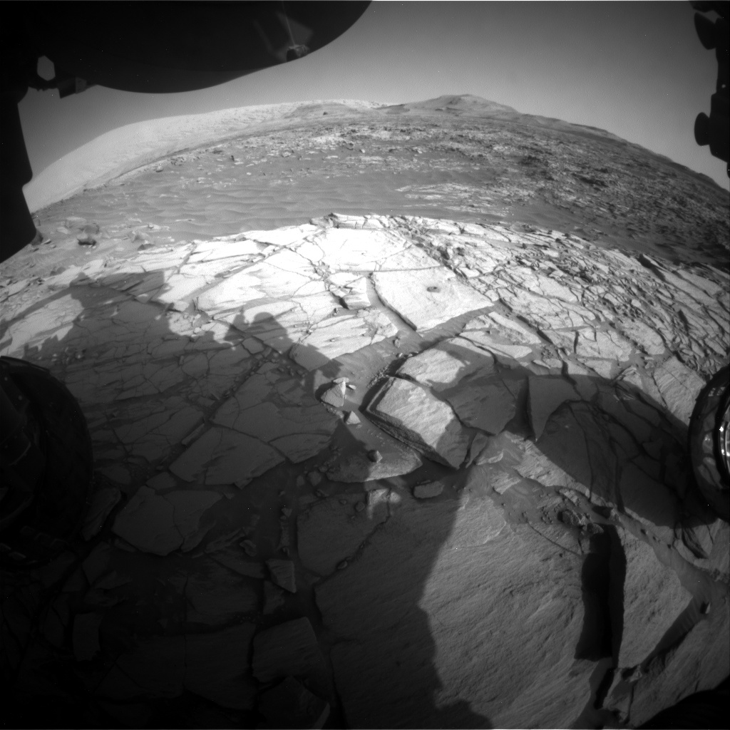 Nasa's Mars rover Curiosity acquired this image using its Front Hazard Avoidance Camera (Front Hazcam) on Sol 2720, at drive 654, site number 79