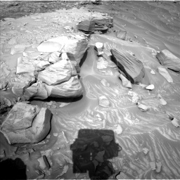 Nasa's Mars rover Curiosity acquired this image using its Left Navigation Camera on Sol 2732, at drive 816, site number 79