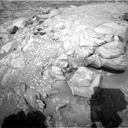 Nasa's Mars rover Curiosity acquired this image using its Left Navigation Camera on Sol 2732, at drive 822, site number 79