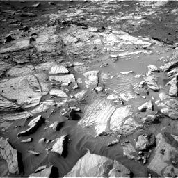 Nasa's Mars rover Curiosity acquired this image using its Left Navigation Camera on Sol 2732, at drive 948, site number 79