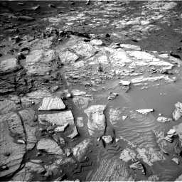 Nasa's Mars rover Curiosity acquired this image using its Left Navigation Camera on Sol 2732, at drive 954, site number 79