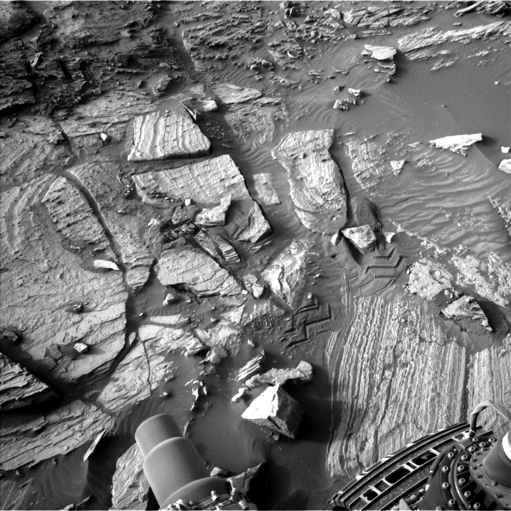 Nasa's Mars rover Curiosity acquired this image using its Left Navigation Camera on Sol 2732, at drive 972, site number 79