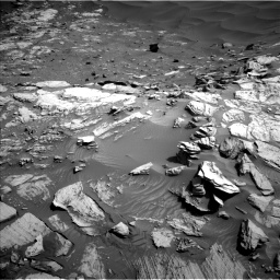 Nasa's Mars rover Curiosity acquired this image using its Left Navigation Camera on Sol 2734, at drive 984, site number 79