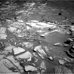 Nasa's Mars rover Curiosity acquired this image using its Left Navigation Camera on Sol 2734, at drive 994, site number 79