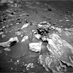 Nasa's Mars rover Curiosity acquired this image using its Left Navigation Camera on Sol 2734, at drive 1036, site number 79