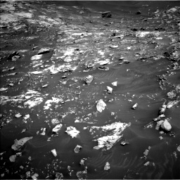 Nasa's Mars rover Curiosity acquired this image using its Left Navigation Camera on Sol 2734, at drive 1078, site number 79
